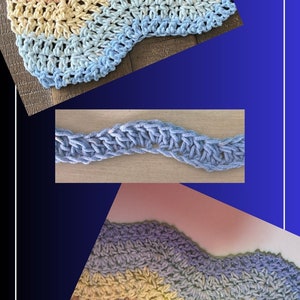 Double Crochet Ripple Stitch, easy Wavy Crochet Pattern Quick and Easy Crochet Blanket, Crochet Blanket Tutorial , Easy Crochet Patterns image 4