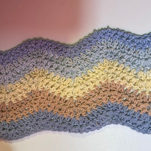 Double Crochet Ripple Stitch, easy Wavy Crochet Pattern Quick and Easy Crochet Blanket, Crochet Blanket Tutorial , Easy Crochet Patterns image 6