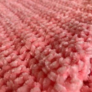 Velvet Yarn Crochet Blanket Pattern, Chunky Crochet Afghan, Easy Crochet Blanket Pattern, Velvet Crochet Blanket