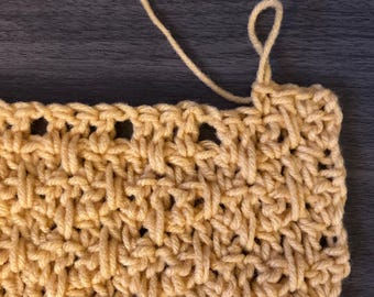 Spike Stitch Trio Crochet Pattern, Textured Stitch Tutorial, Easy Modern Crochet Stitch, PDF Download