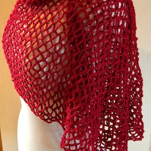 Crochet Pattern, Beginners Lattice Crochet Scarf, holiday scarf, beginner scarf crochet pattern, easy crochet pattern, lacy scarf pattern,