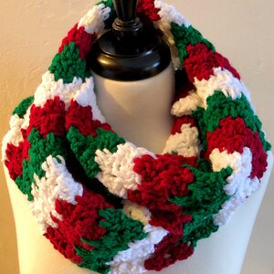 Joyful and Festive Holiday Scarf, Crochet Patterns, 2 Easy Crochet Scarf Patterns, Christmas Scarf, ribbed scarf, granny spike stitch image 9