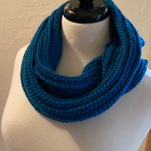 Ribbed Knit Look Crochet Scarf Pattern, Beginner Easy (PDF Pattern) - Etsy