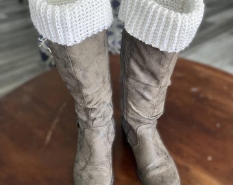 Eenvoudig haakpatroon laarsmanchet | Gehaakte laarsmanchetten | Zelfgemaakt haakpatroon laarsmanchet | Patroon laarstopper | Haakpatroon laarssokken