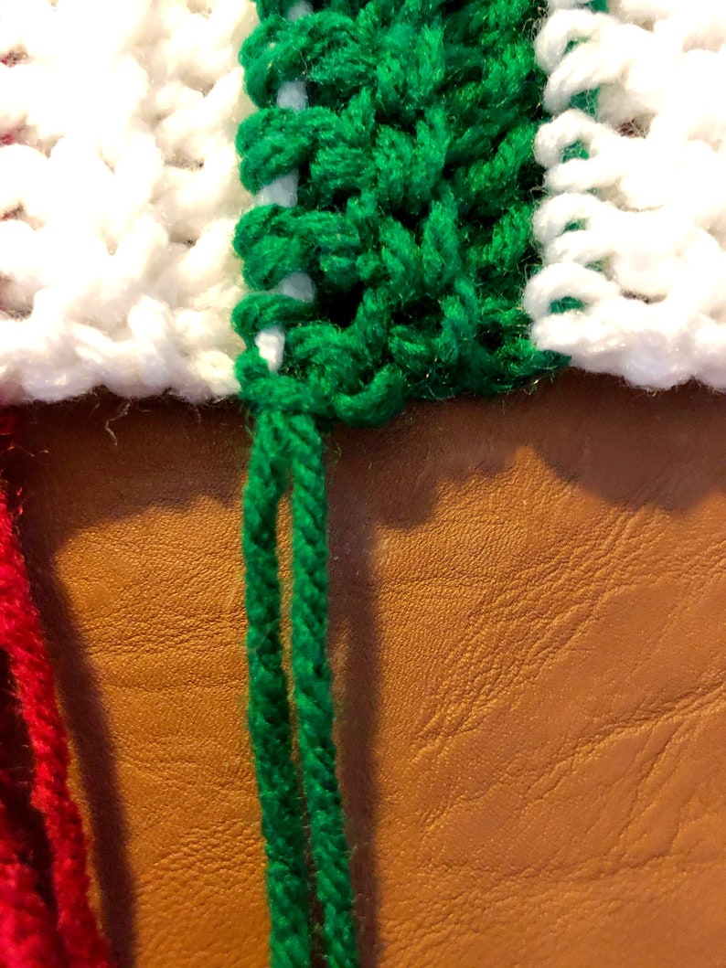 Joyful and Festive Holiday Scarf, Crochet Patterns, 2 Easy Crochet Scarf Patterns, Christmas Scarf, ribbed scarf, granny spike stitch image 10