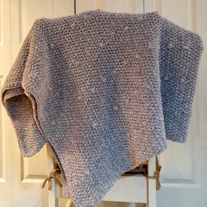 Chunky Crochet Velvet Bobble Blanket, Easy Crochet Blanket, Crochet Afghan Pattern, Textured Crochet Blanket Pattern, Digital Crochet PDF image 8