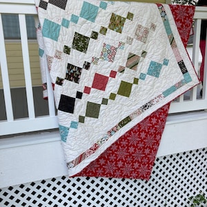 cascading diamonds quilt pattern