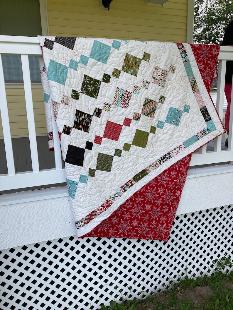 cascading diamonds quilt pattern