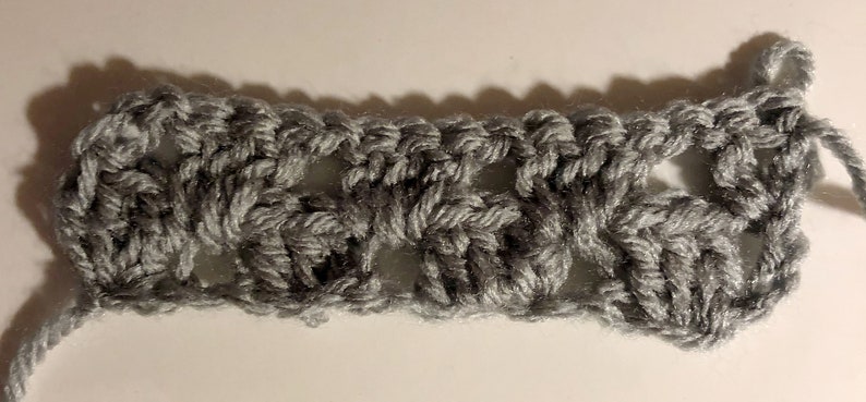 How to Crochet the Double Crochet Spike Stitch, Granny Spike Stitch Tutorial, beginner crochet pattern, crochet pattern image 7