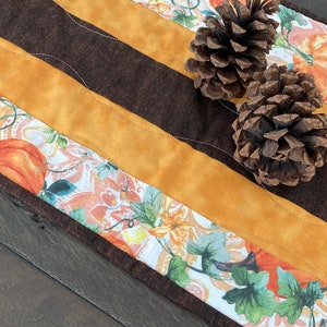 Sew Fast Autumn Table Runner Pattern Printable PDF, Dining Table Runner, Easy Quilt Pattern for Beginners image 2