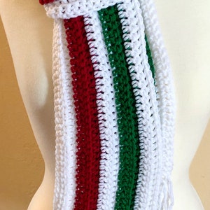 Joyful and Festive Holiday Scarf, Crochet Patterns, 2 Easy Crochet Scarf Patterns, Christmas Scarf, ribbed scarf, granny spike stitch 画像 8