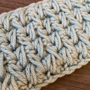 Crochet Feather Stitch Printable Pattern, Easy Step-by-Step PDF Tutorial, Textured Crochet Stitch