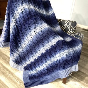 Crochet Easy Beginner Cable Blanket With Video Tutorials and Written ...