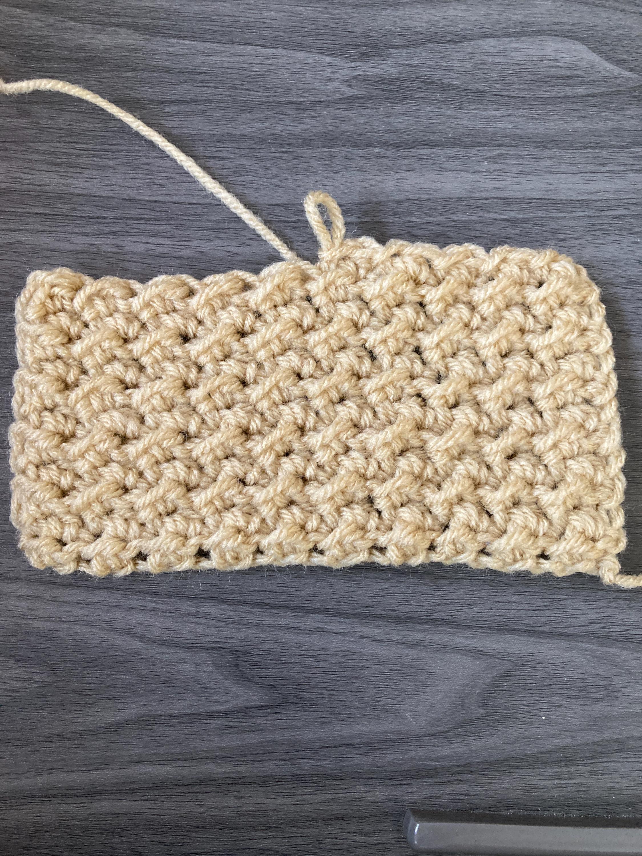 Even Moss Stitch Crochet Pattern PDF, Easy Beginner Tutorial, Textured ...