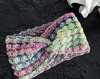 Patrón de crochet para calentador de orejas Briarloop (PDF de descarga instantánea), patrón para pañuelo, patrón para calentador de orejas, patrón para diadema