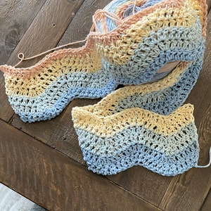 Double Crochet Ripple Stitch, easy Wavy Crochet Pattern Quick and Easy Crochet Blanket, Crochet Blanket Tutorial , Easy Crochet Patterns image 9