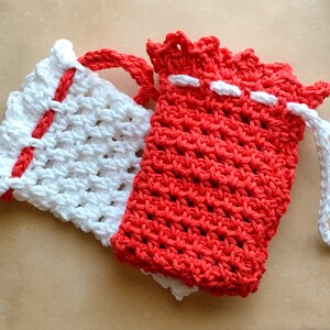 crochet christmas stocking stuffer small bag