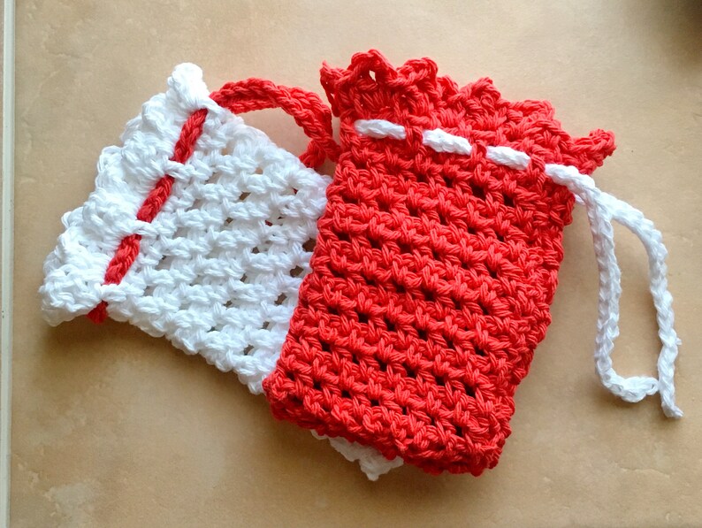 crochet christmas stocking stuffer small bag