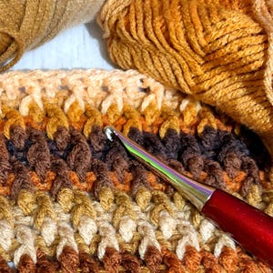 How to Crochet Alpine Stitch, Textured Crochet Stitch, How to Crochet, Beginner Crochet blanket pattern, Crochet pattern Tutorial