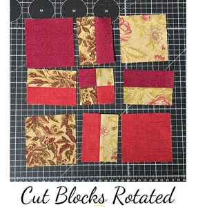 How to Make a Disappearing Four Patch Quilt Block Printable PDF, Modern ...