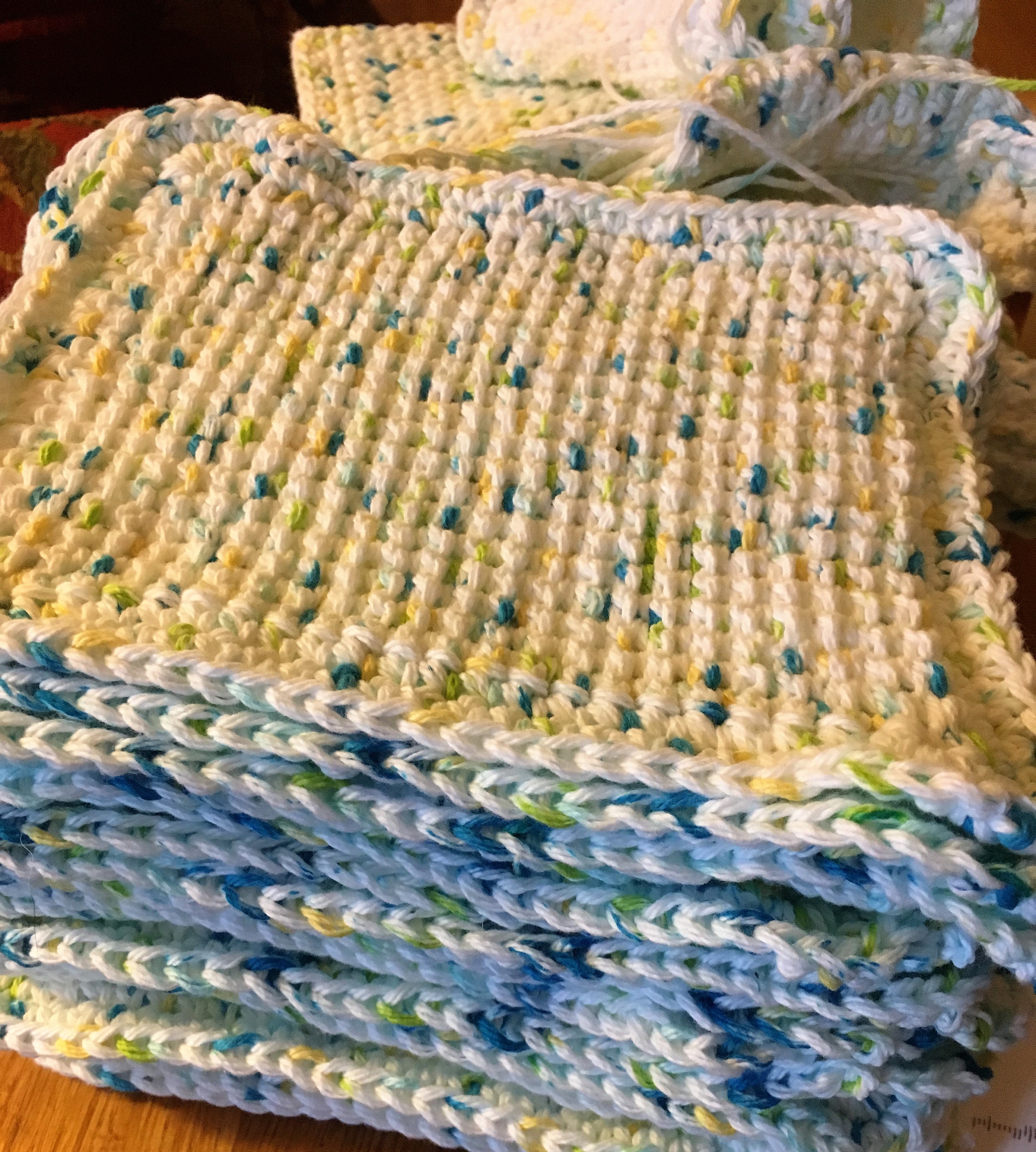 Tunisian Crochet Washcloths