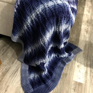 Crochet Easy Beginner Cable Blanket With Video Tutorials and Written ...