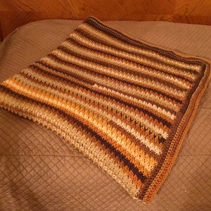 Latte Delight Crochet Blanket, Alpine Stitch Crochet Afghan Pattern, Textured Crochet Blanket Pattern, Crochet Pattern Digital Download image 9