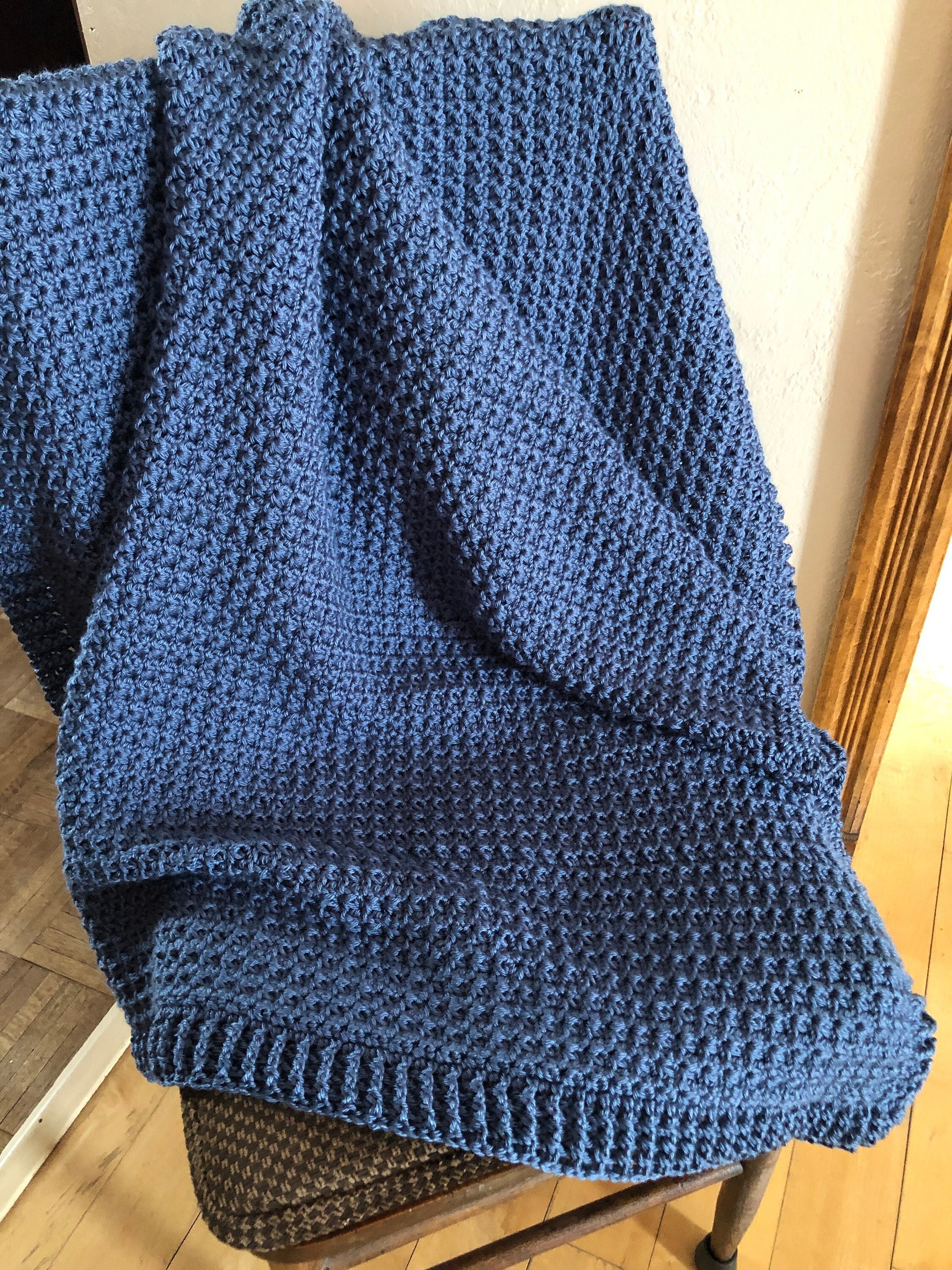 Crochet Afghan Pattern, Ocean Paradise Crochet Throw Blanket pattern, Crochet Afghan Pattern, Modern textured Blanket Crochet Pattern