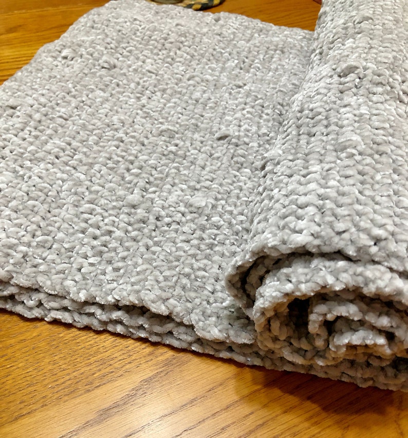 Chunky Crochet Velvet Bobble Blanket, Easy Crochet Blanket, Crochet Afghan Pattern, Textured Crochet Blanket Pattern, Digital Crochet PDF image 6