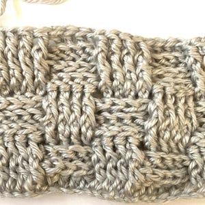 Mönster för virkning med korgflätning + video | Handledning för vävda texturerade stygn | PDF-mönster