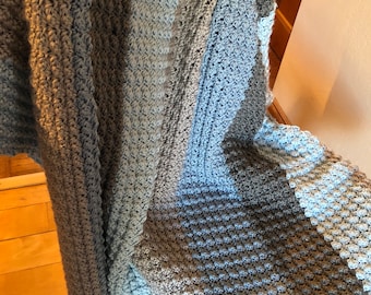 Easy Crochet Blanket Pattern, Crochet Blanket Stitch, Man Blanket Pattern, Incredibly Easy Afghan, Harbor Mist Afghan