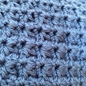 Trinity Stitch Crochet Tutorial, crochet basics, how to crochet, starburst crochet stitch, blanket stitch crochet pattern
