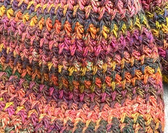 Haakpatroon, 11 maten, kinderwagen tot koning deken Afghan, haakpatroon Homestead Hearth deken, Easy Fall gehaakt dekenpatroon