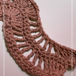 Feather and Fan Ripple, Crochet Stitch Pattern Tutorial, lacy ripple stitch, crochet basics, how to crochet, crochet tutorial