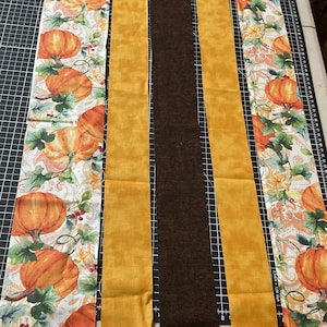 Sew Fast Autumn Table Runner Pattern Printable PDF, Dining Table Runner, Easy Quilt Pattern for Beginners image 9