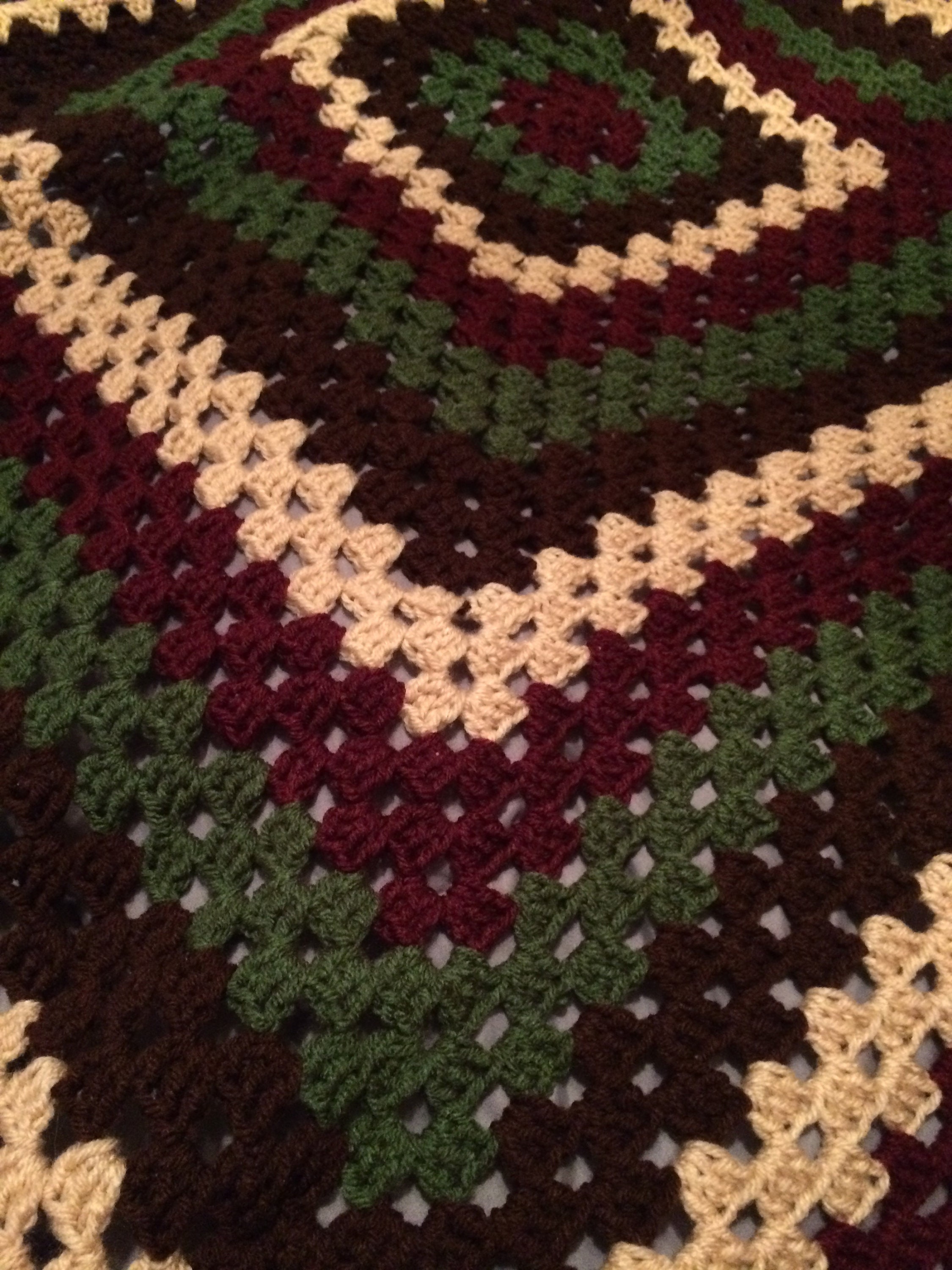 Continuous Granny Square Afghan Pattern Easy Blanket Pattern Etsy