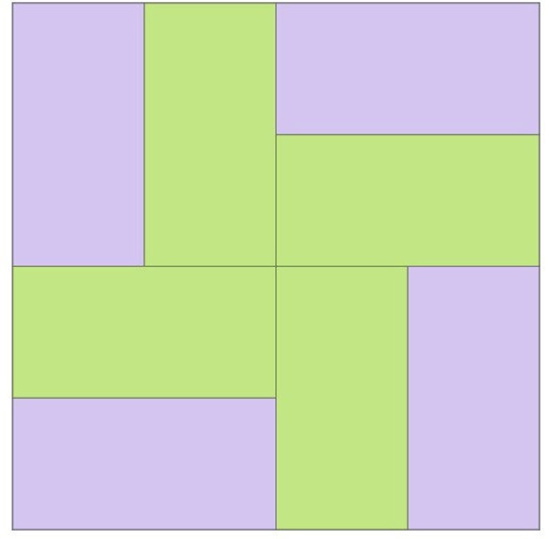 How to Make a Two-by-Two Quilt Block, Modern quilt block pattern, easy quilt block, beginner quilting image 5