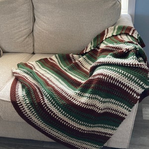 Super Easy Beginner crochet blanket for the family, Simple Inspiring Crochet Blanket Pattern, country throw, easy crochet blanket pdf