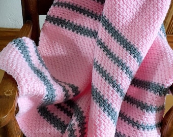 Baby Blanket Crochet Pattern, Blanket Crochet Pattern, Easy Crochet Blanket Pattern, Modern Heirloom Baby Afghan PDF