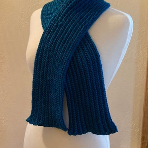 Ribbed Knit Look Crochet Scarf Pattern, Beginner Easy (PDF Pattern) - Etsy
