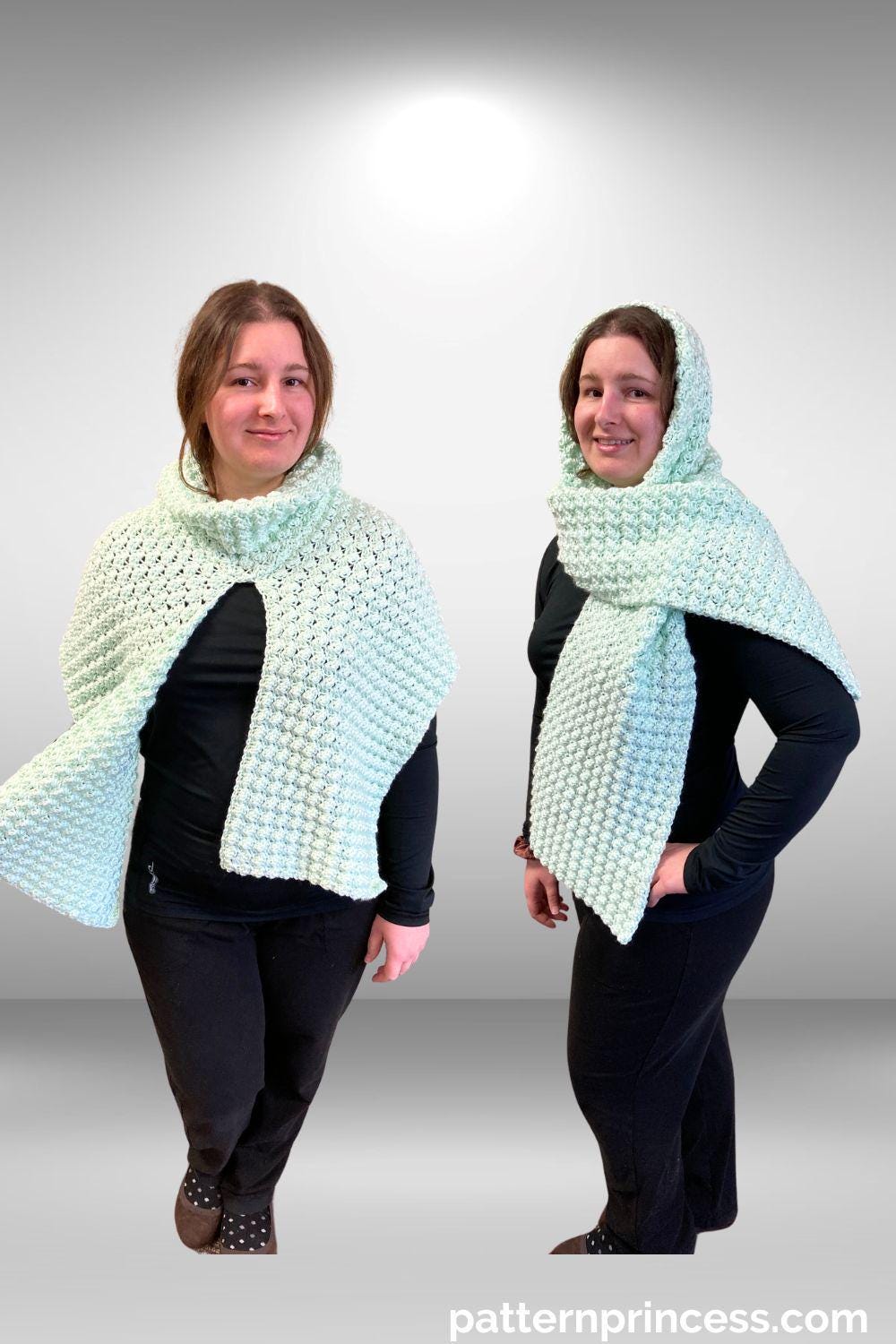 35 Hat and Scarf Crochet Patterns to Keep You Cozy and Creative 15 Crochet Hooded Scarf