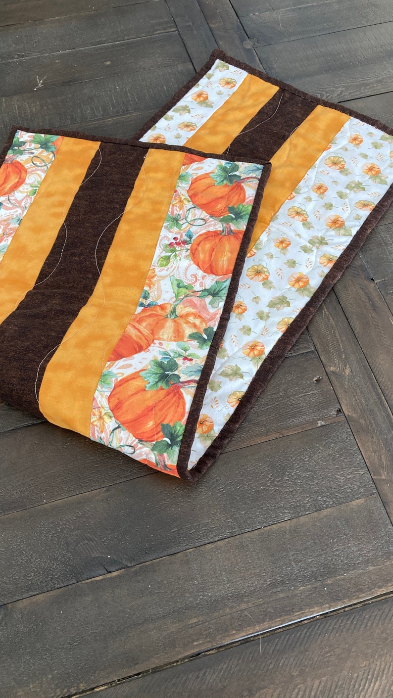 Sew Fast Autumn Table Runner Pattern Printable PDF, Dining Table Runner, Easy Quilt Pattern for Beginners image 4