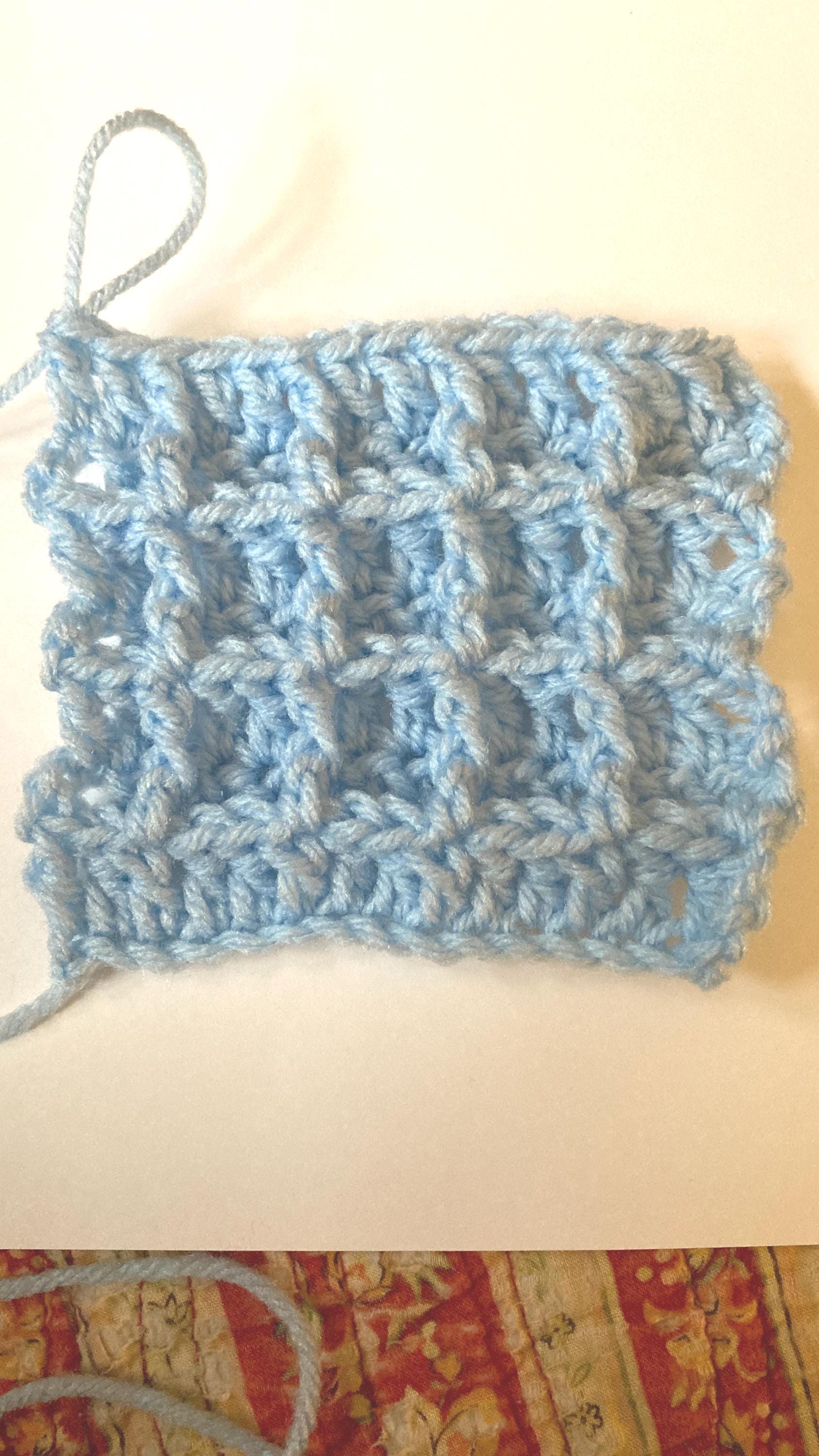 Crochet Waffle Stitch