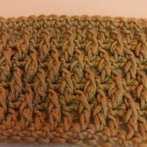 How to Crochet Alpine Stitch, Textured Crochet Stitch, How to Crochet, Beginner Crochet blanket pattern, Crochet pattern Tutorial, image 6