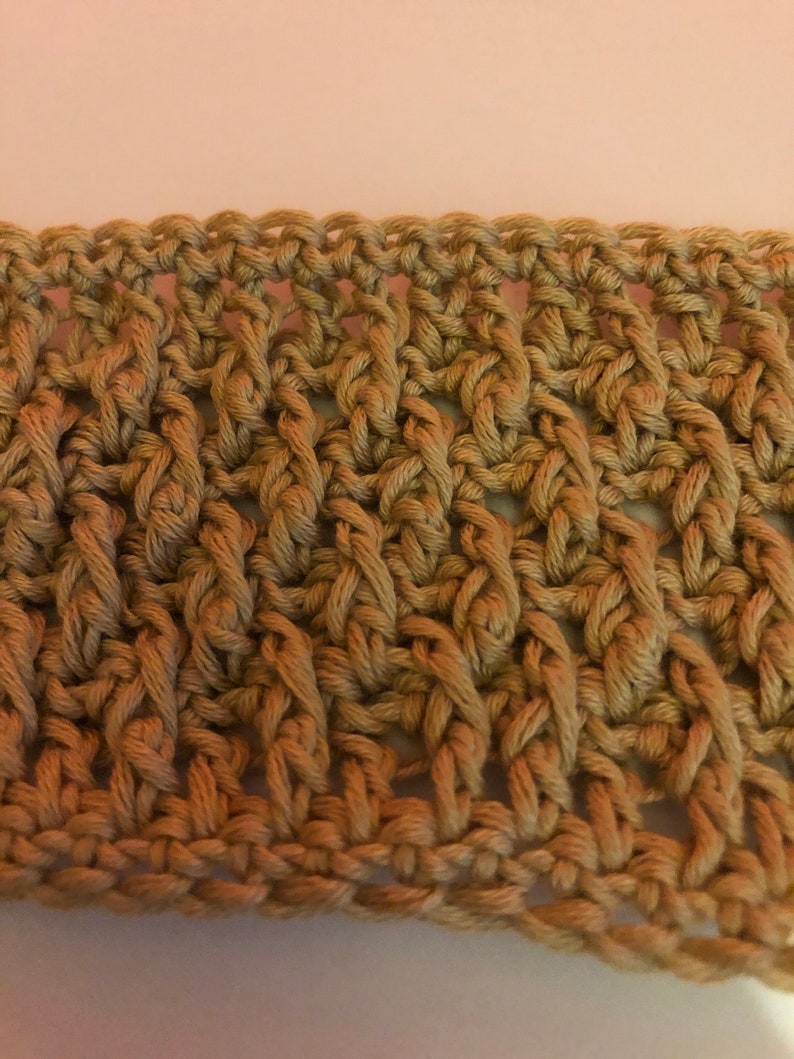 How to Crochet Alpine Stitch, Textured Crochet Stitch, How to Crochet, Beginner Crochet blanket pattern, Crochet pattern Tutorial, image 6