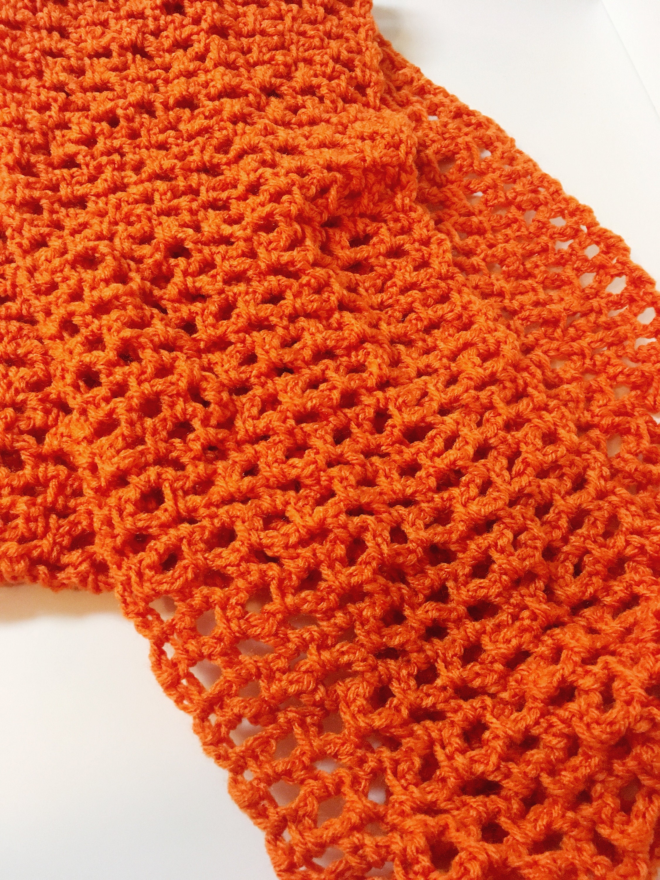 Pretty Pumpkin Crochet Infinity Cowl Pattern, Easy Beginner Scarf (PDF ...