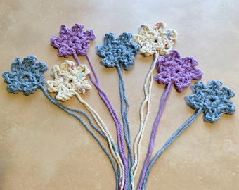 Crochet Cute Little Flower Tutorial,  Beginner Flower Pattern, Crochet Embellishment, Crochet Mini Flowers 1", crochet flowers applique