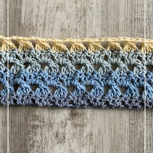 Modern Granny Stitch Pattern, Digital PDF, crochet pattern, How to Crochet the Modern Granny Pattern
