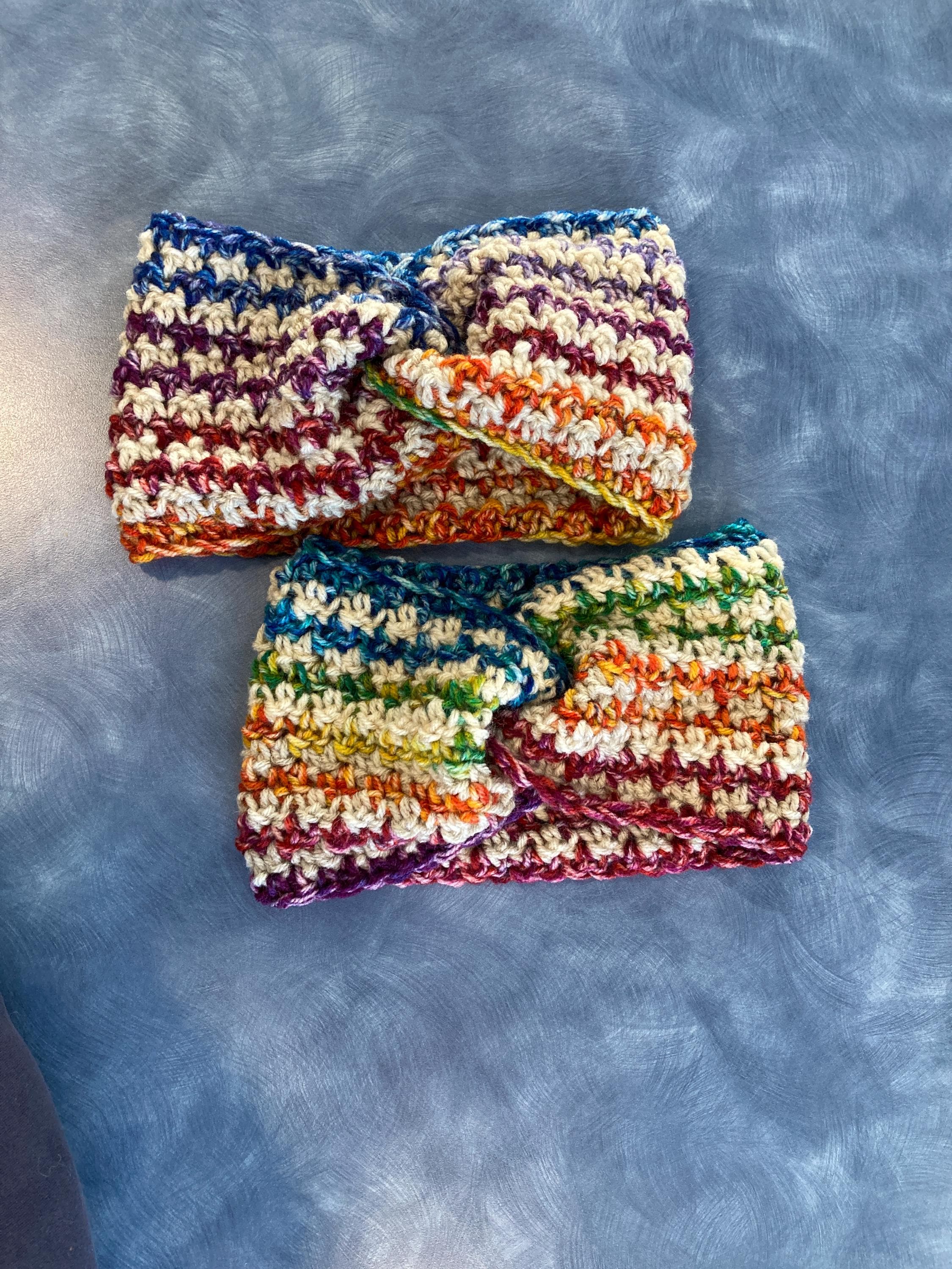 Frost Blossom Ear Warmer Crochet
