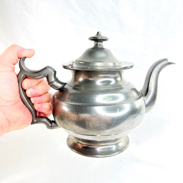 Pewter Tea Pot Etsy